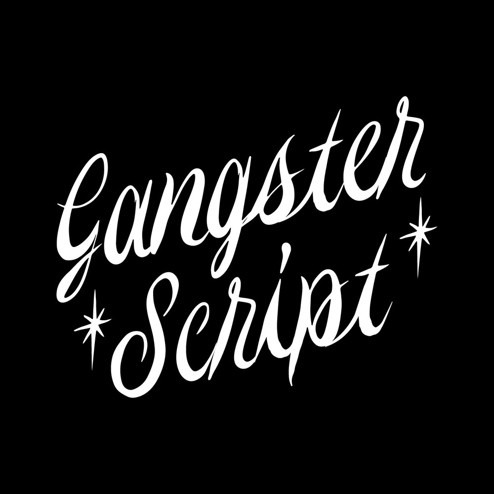 Przykładowa czcionka Gangster Script #1